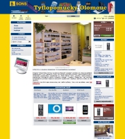 Home page screenshot of the e-shop. Click to open the pages in a new window.